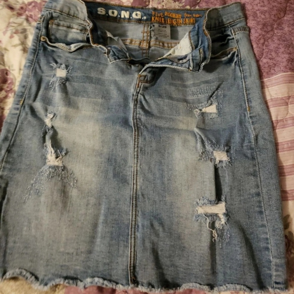 Jean Skirt